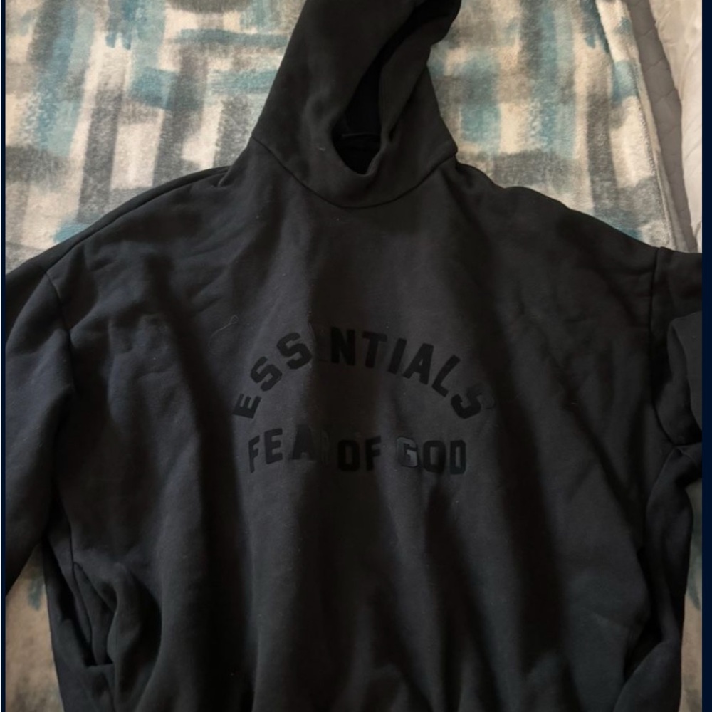 Essentials Black Hoodie